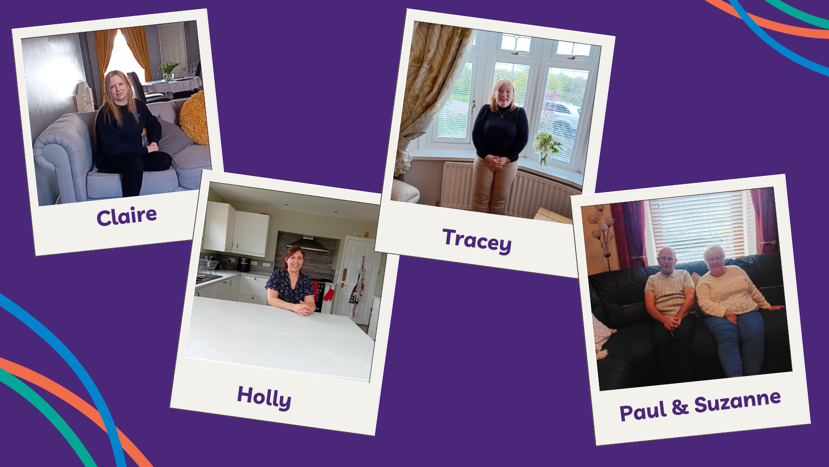 Pictures of 4 female foster carers